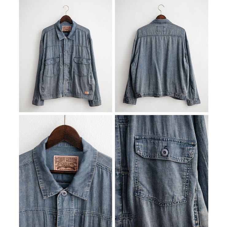 デニムジャケット シャツジャケット 超軽量 | Rocky Monroe | 詳細画像21 
