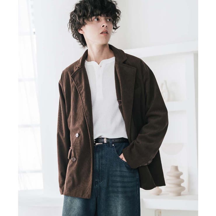 テーラードジャケット ダブル コーデュロイ | Rocky Monroe | 詳細画像12 