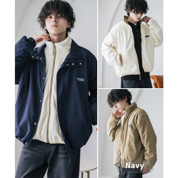ネイビー | ナイロンジャケット ショート丈 4WAY | Rocky Monroe