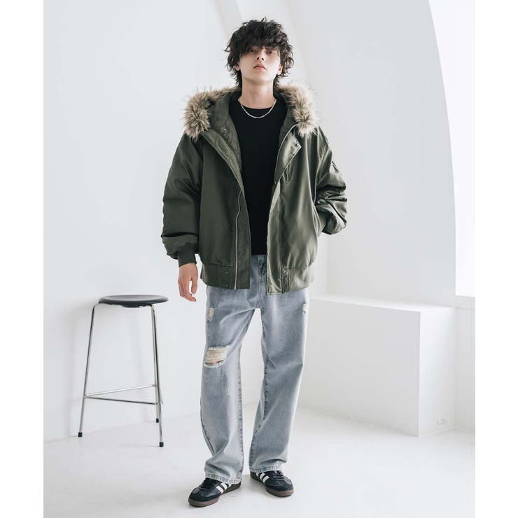 中綿ジャケット フライトジャケット DEWSPO | Rocky Monroe | 詳細画像10 