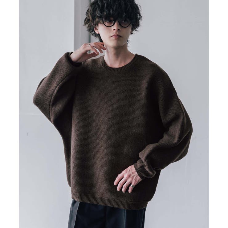 ドルマンニット セーター 無地 | Rocky Monroe | 詳細画像23 