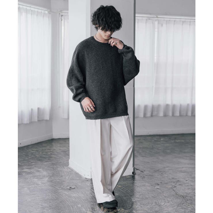 ドルマンニット セーター 無地 | Rocky Monroe | 詳細画像28 