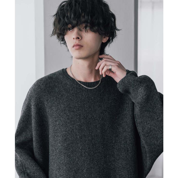 ドルマンニット セーター 無地 | Rocky Monroe | 詳細画像32 