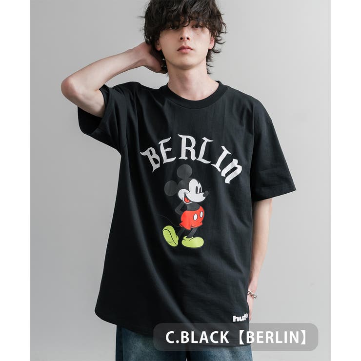 C.ブラック | HUF 半袖プリントT ミッキーマウス | Rocky Monroe