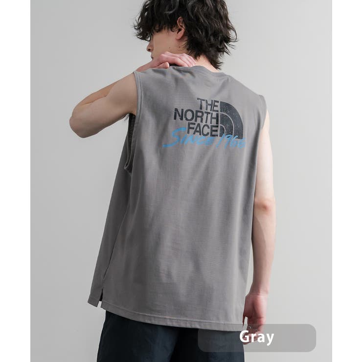 グレー | THENORTHFACE タンクトップ バックプリント | Rocky Monroe