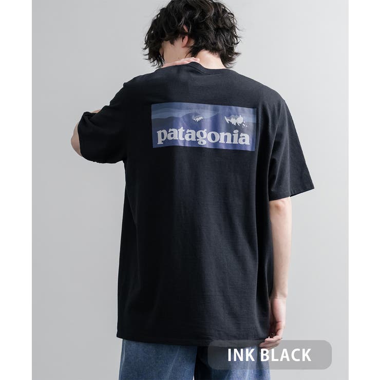 INK BLACK | Patagonia バックプリントT 半袖 | Rocky Monroe