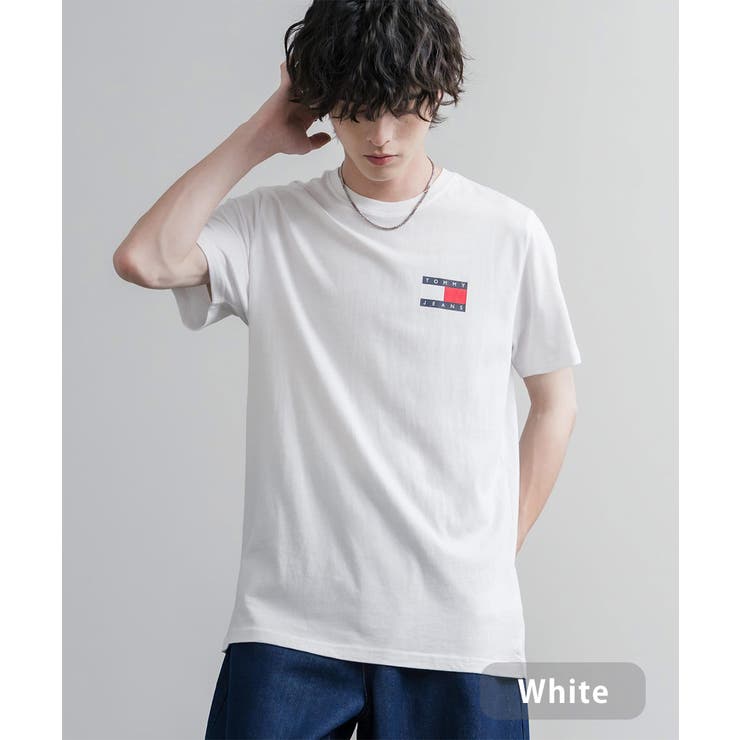 ホワイト | TOMMYHILFIGER プリントT レギュラーフィット | Rocky Monroe