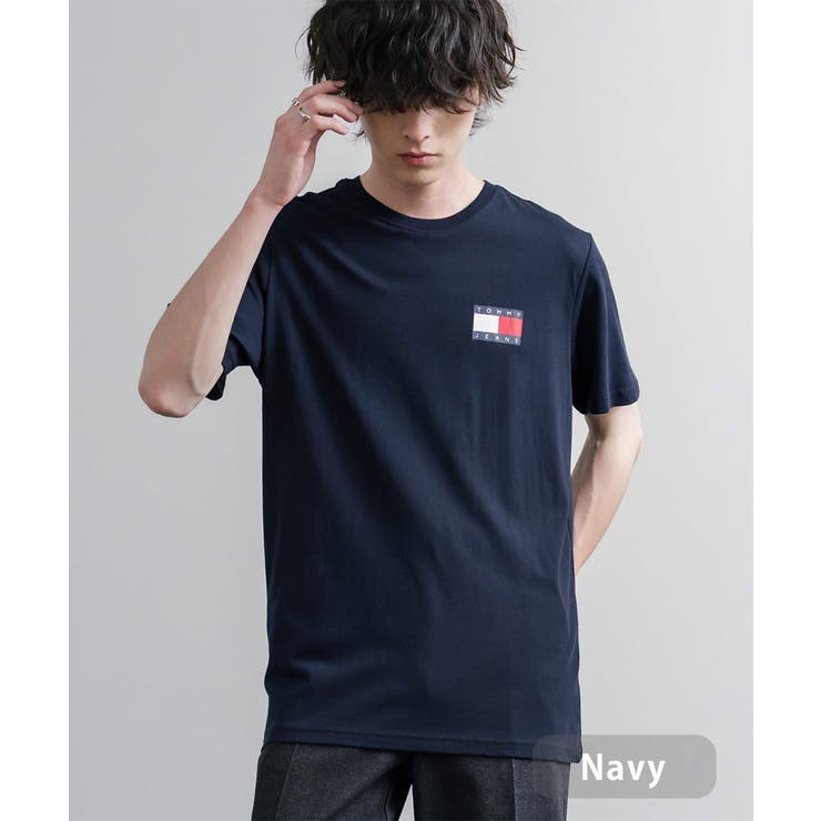 ネイビー | TOMMYHILFIGER プリントT レギュラーフィット | Rocky Monroe