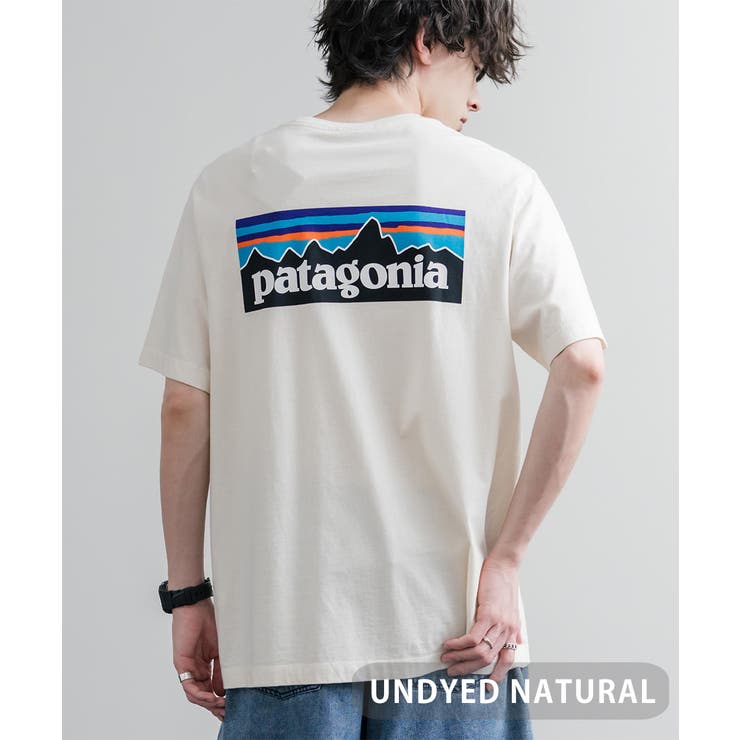 UNDYED NATURAL | Patagonia バックプリントT オーガニックコットン | Rocky Monroe