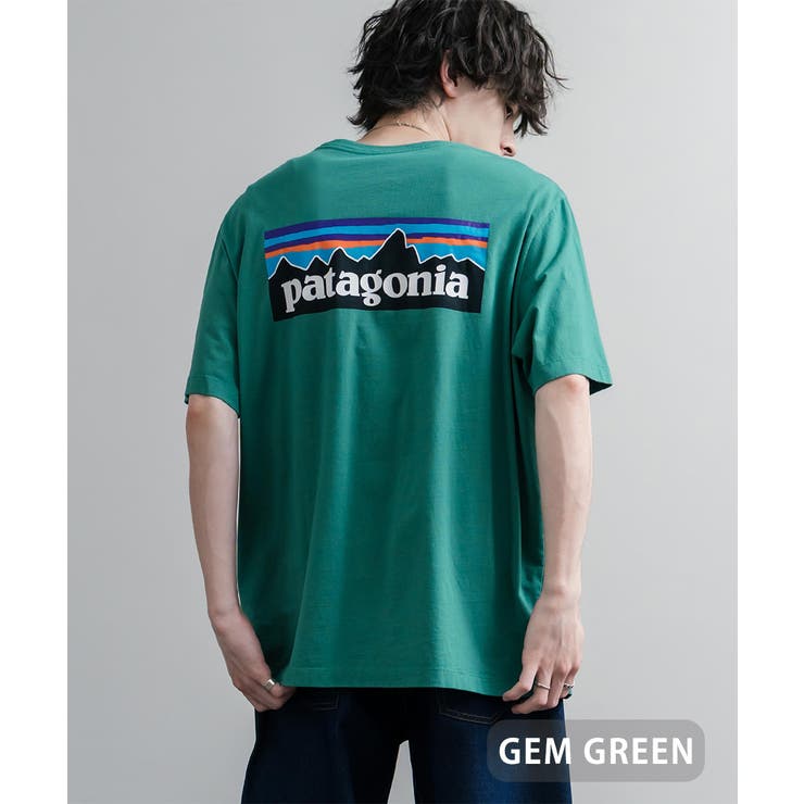 GEM GREEN | Patagonia バックプリントT オーガニックコットン | Rocky Monroe