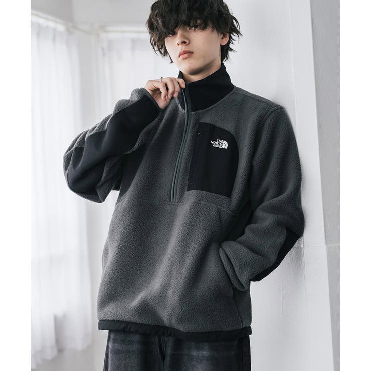 Asphalt Grey/TNF Black | THENORTHFACE フリース ハーフジップ | Rocky Monroe