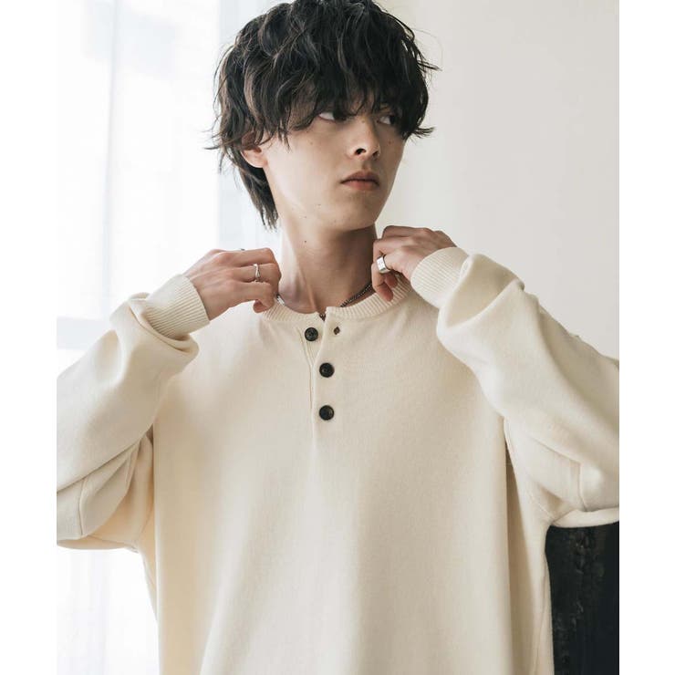 ニット ヘンリーネック 多機能 | Rocky Monroe | 詳細画像30 