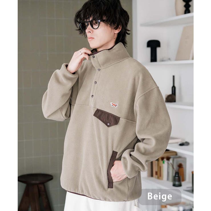 ベージュ | PENNEYS アノラックプルオーバー マイクロフリース | Rocky Monroe