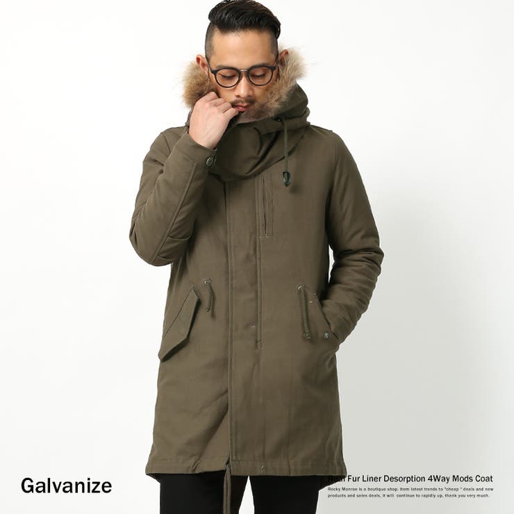 モッズコート メンズ ロング[品番：OE000004520]｜Rocky Monroe