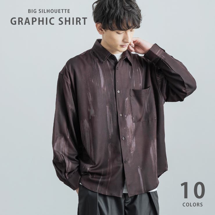 SHAPPO Limited clothing byTURE 総柄 長袖 シャツ メンズL /eaa333627