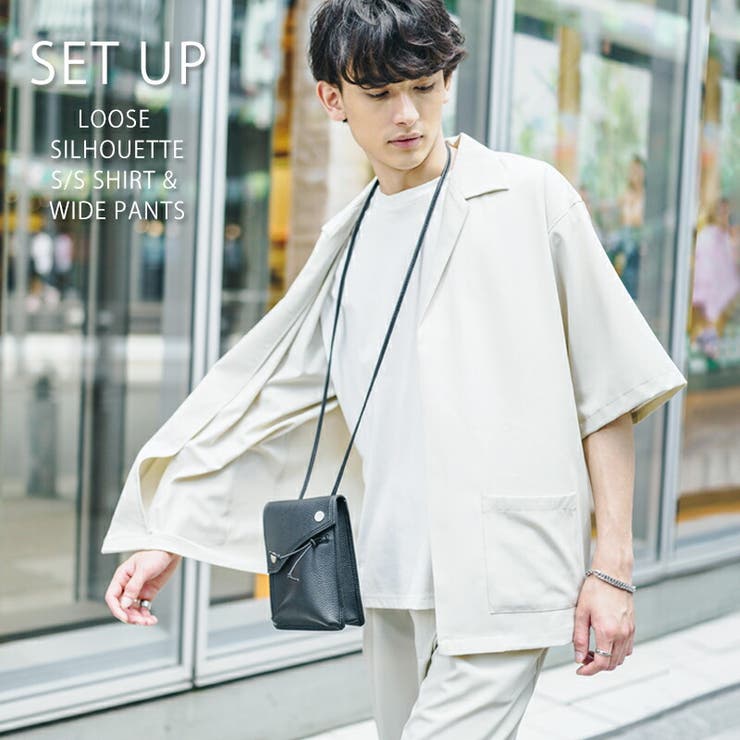 カジュアルシャツとジャケットセット デニム セットアップ メンズ 春服 春夏 カジュアルスーツ