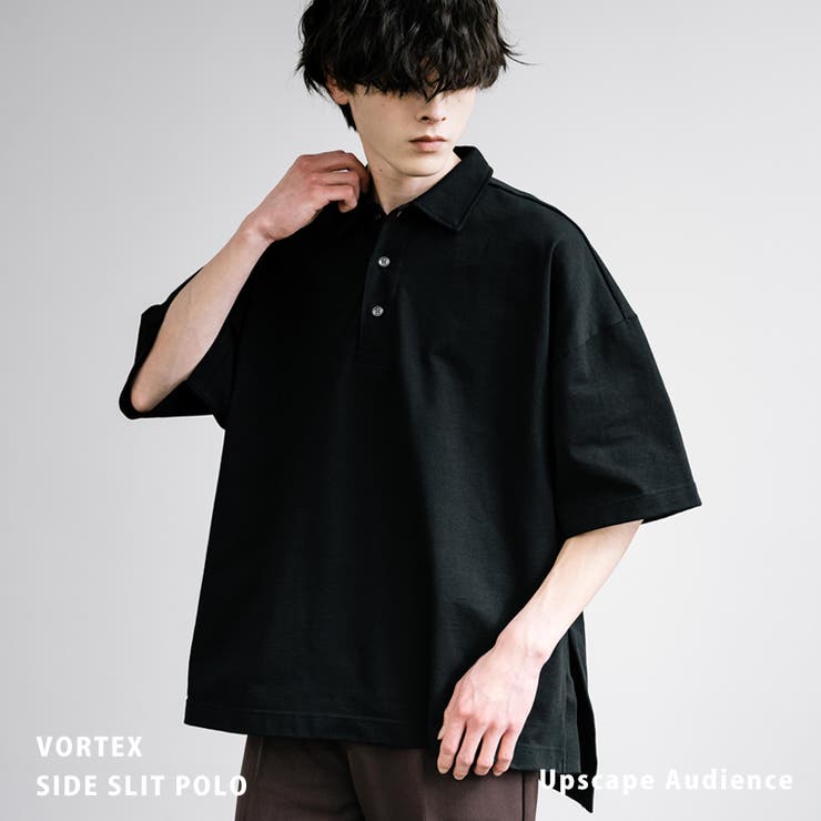 メンズ ポロシャツ ドロップショルダー ビッグシルエット H00220 ポロシャツ ビッグシルエット 無地[品番：OE000006637]｜Rocky