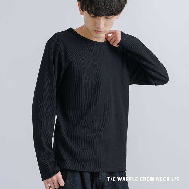 ロングTシャツ 長袖 クルーネック[品番：OE000007194]｜Rocky
