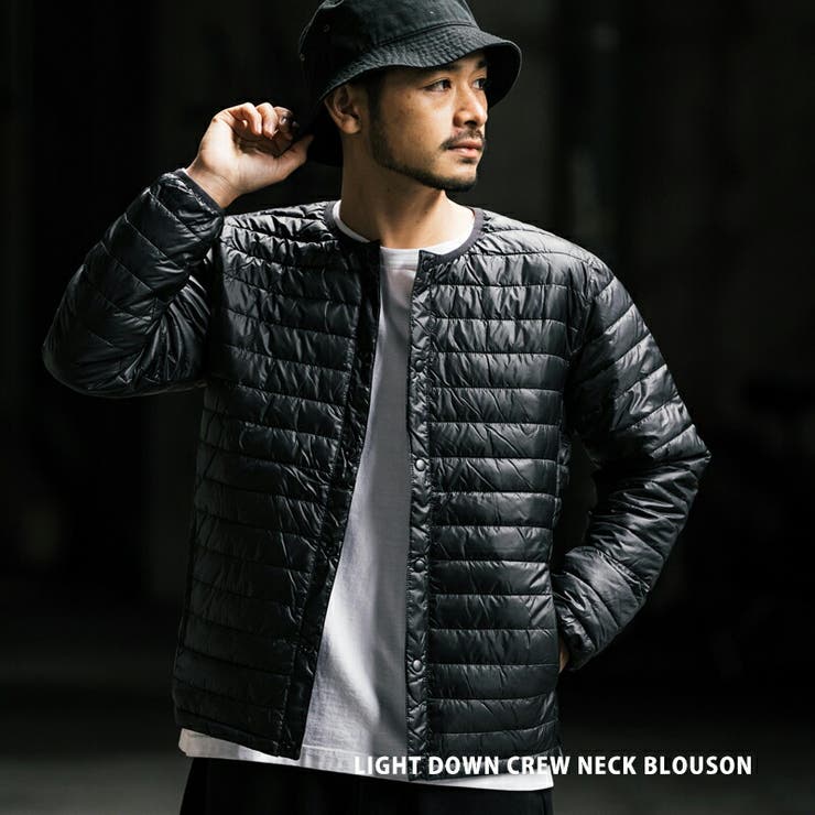 ダウンジャケット クルーネック ノーカラー[品番：OE000007737]｜Rocky 