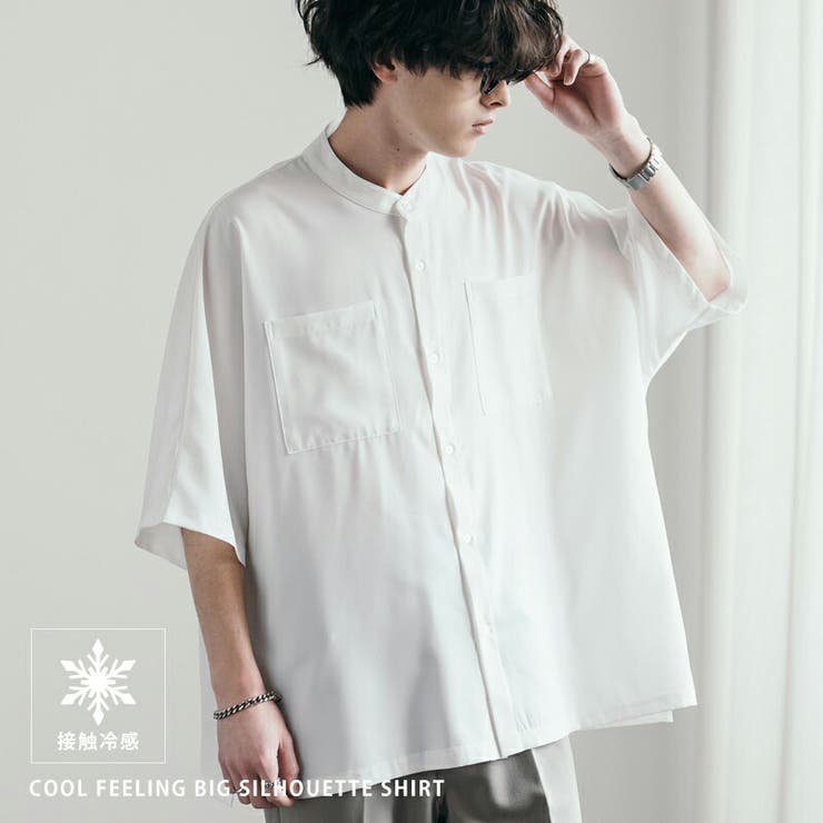 Softwrap様 Y's ドルマン ドッキング カシミヤウール シャツ セットアップ対応】TUCK＆DARTS ワッシャーナイロン シャツブルゾン