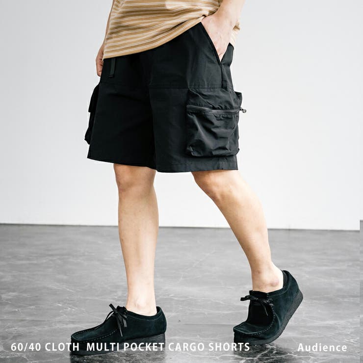 良品)MONSE：モンセ カーキ サロペット ショートパンツ