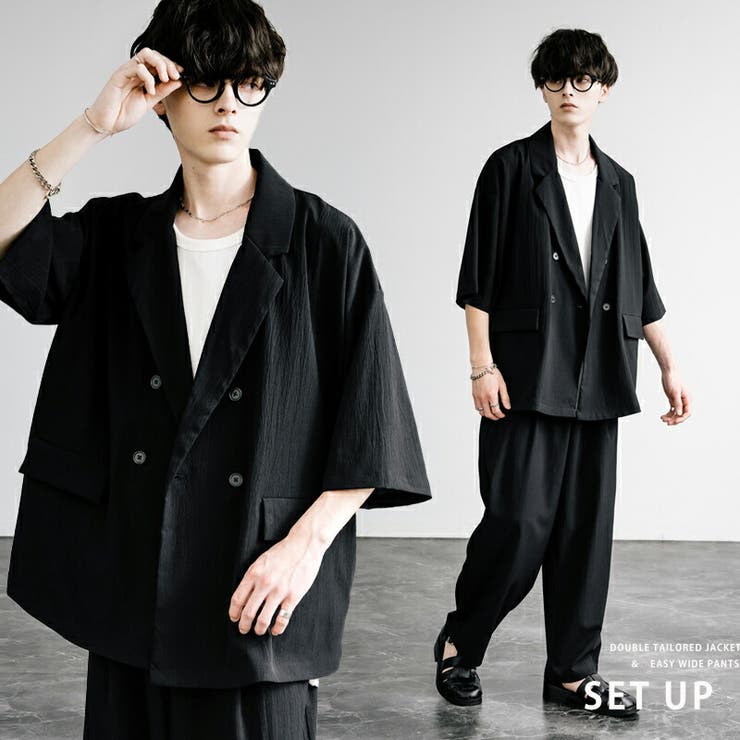 セットアップ ダブルテーラード イージーパンツ[品番：OE000008004]｜Rocky  Monroe（ロッキーモンロー）のメンズファッション通販｜SHOPLIST（ショップリスト）