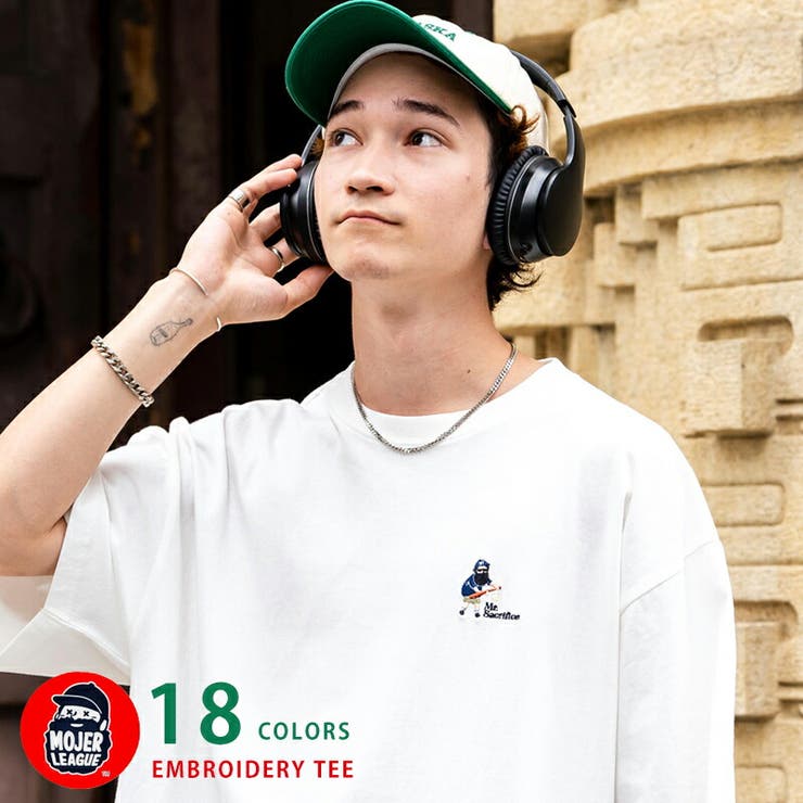 刺繍Tシャツ 刺繍 Tシャツ Tシャツ 半袖 モンロー Tシャツ 半袖 刺繍[品番：OE000008136]｜Rocky Monroe（ロッキー