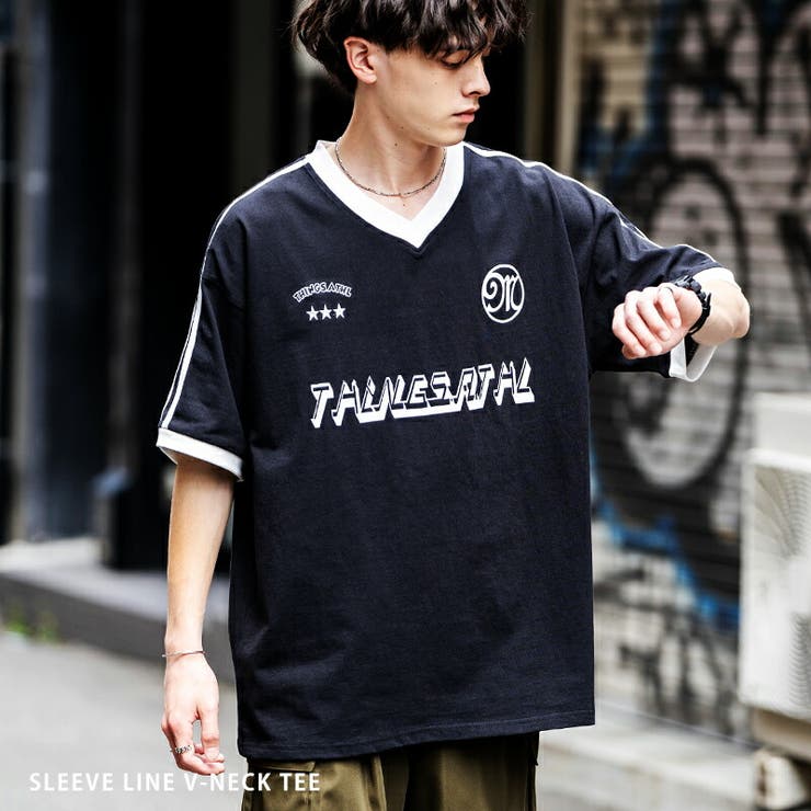 ゲームシャツ Tシャツ Vネック[品番：OE000008099]｜Rocky Monroe