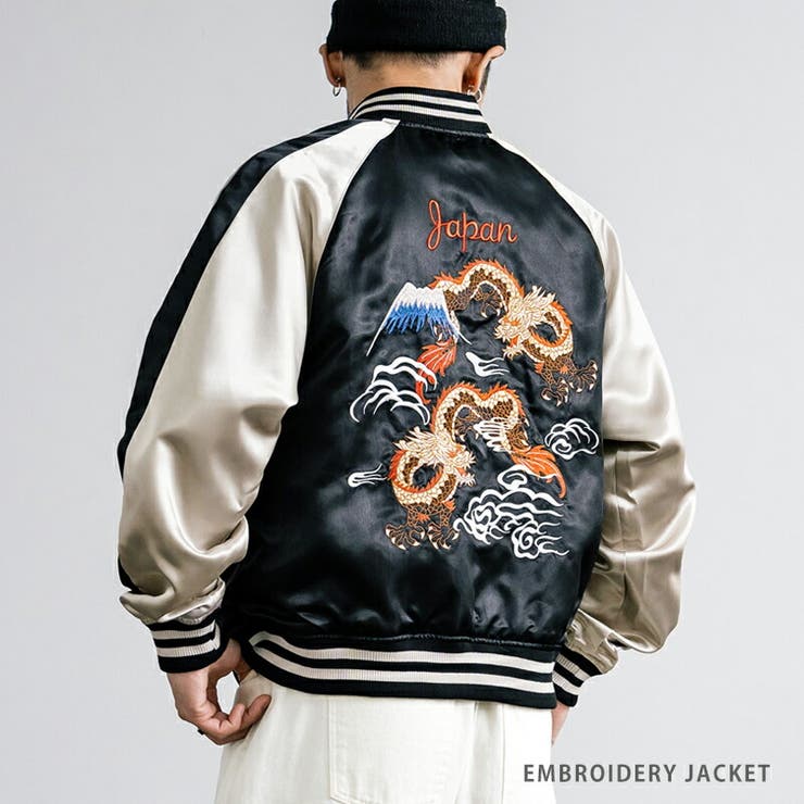 スカジャン ブルゾン 刺繍[品番：OE000008166]｜Rocky  Monroe（ロッキーモンロー）のメンズファッション通販｜SHOPLIST（ショップリスト）