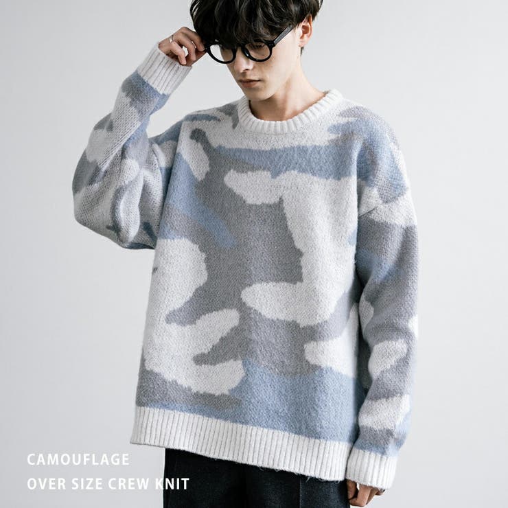 ニット セーター カモフラ柄 | Rocky Monroe | 詳細画像1 