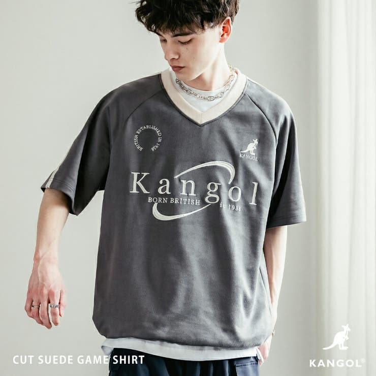KANGOL 半袖ゲームシャツ カットスエード | Rocky Monroe | 詳細画像1 