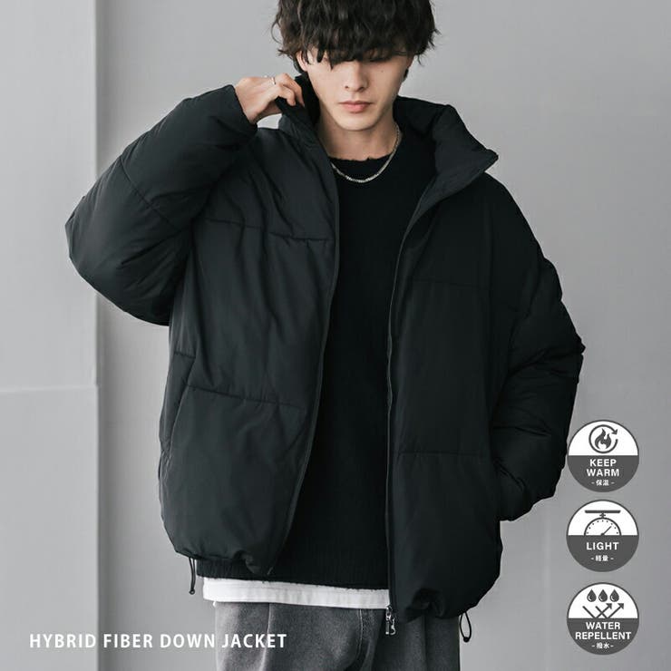 ダウンジャケット ハイブリッドファイバーダウン オーバーサイズ[品番
