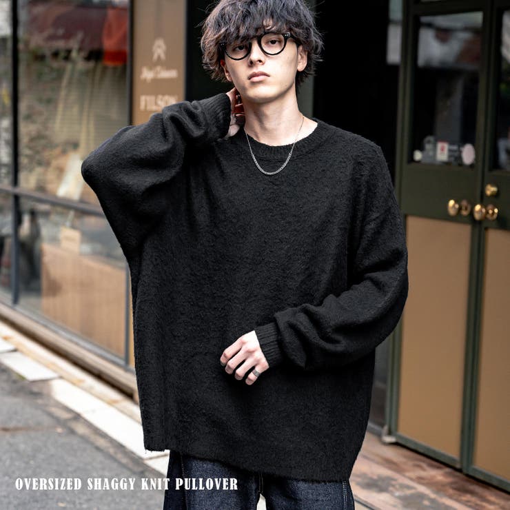 シャギーニット モヘアタッチ オーバーサイズ | Rocky Monroe | 詳細画像1 