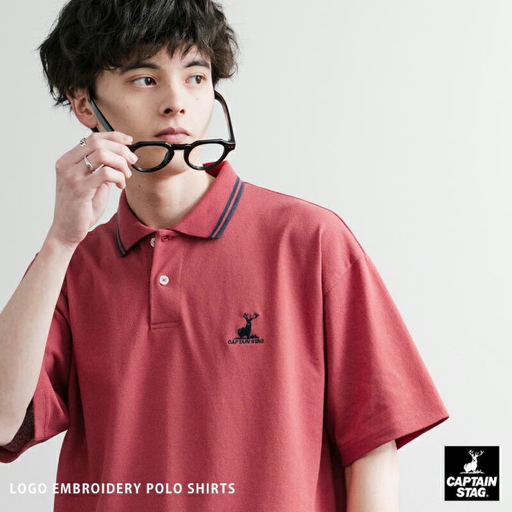 半袖ポロシャツ 鹿の子 ラインリブ[品番：OE000008720]｜Rocky Monroe