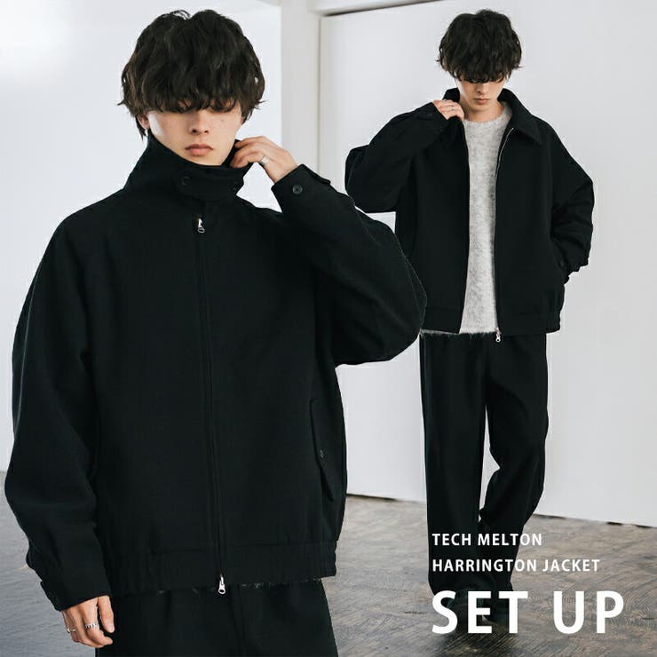 セットアップ テックメルトン ハリントンジャケット | Rocky Monroe | 詳細画像1 