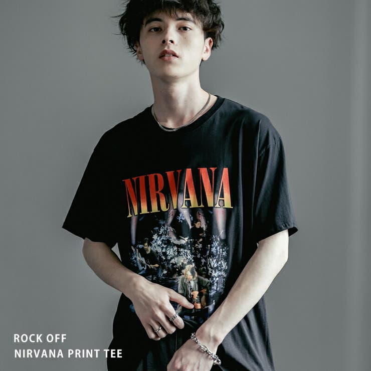 プリントT 半袖 バンドT[品番：OE000008747]｜Rocky Monroe（ロッキー