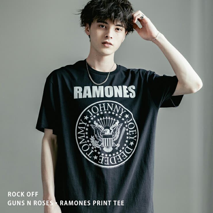 プリントT 半袖 バンドT[品番：OE000008749]｜Rocky Monroe（ロッキー