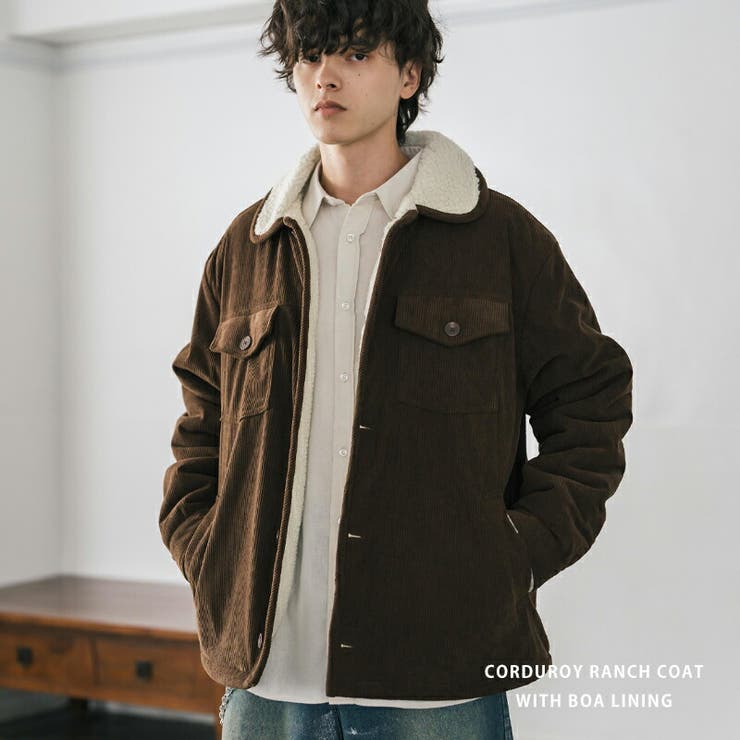 ランチコート コーデュロイ 裏ボア | Rocky Monroe | 詳細画像1 