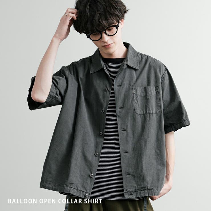 カジュアルシャツ 半袖 ヴィンテージライク | Rocky Monroe | 詳細画像1 