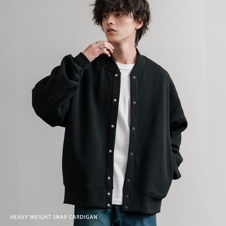 カーディガン スナップボタン 裏起毛[品番：OE000008967]｜Rocky