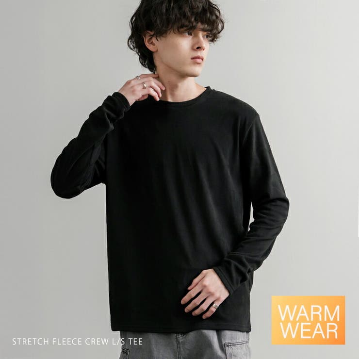 長袖カットソー フリース クルーネック | Rocky Monroe | 詳細画像1 