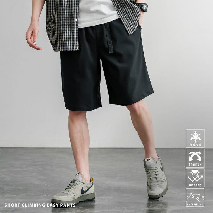 接触冷感 ショートパンツ 膝丈 | Rocky Monroe | 詳細画像1 