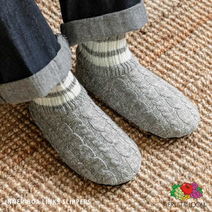 スリッパ 裏ボア ニット | Rocky Monroe | 詳細画像1 