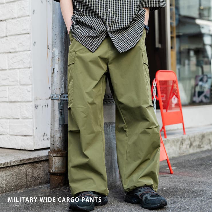 カーゴパンツ ワイドパンツ ミリタリー | Rocky Monroe | 詳細画像1 