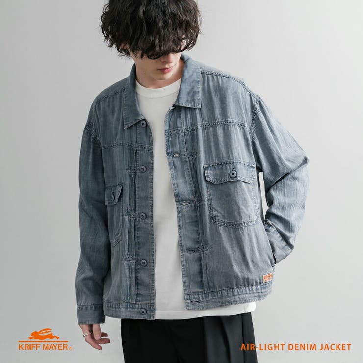 デニムジャケット シャツジャケット 超軽量 | Rocky Monroe | 詳細画像1 