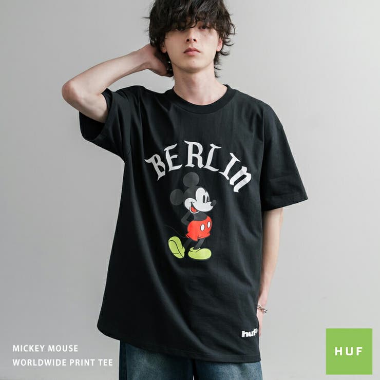 HUF 半袖プリントT ミッキーマウス | Rocky Monroe | 詳細画像1 