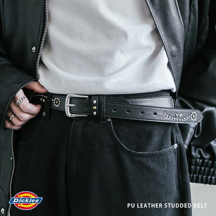 Dickies スタッズベルト フェイクレザー | Rocky Monroe | 詳細画像1 