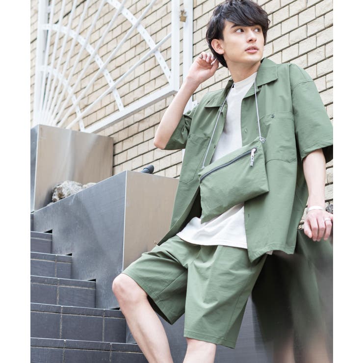 セットアップ シャツジャケット サコッシュバッグ[品番：OE000006115