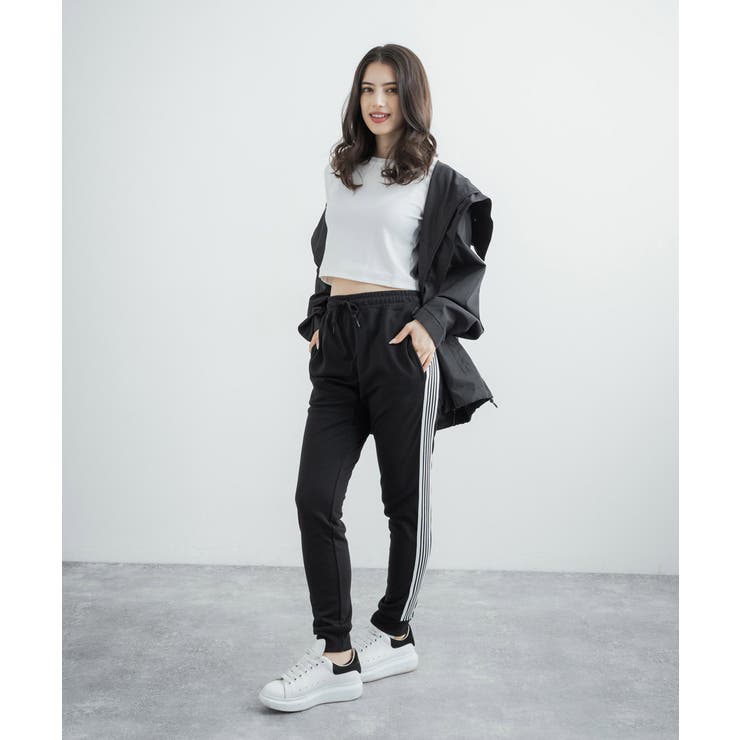 ジョガーパンツ サイドライン トラックパンツ | Rocky Monroe | 詳細画像49 