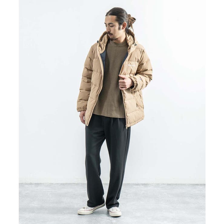 Champion ブラウン ダウンジャケット Lサイズ Champion ブラウン ダウンジャケット Lサイズ
